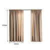 2X Blockout Curtains Curtain Living Room Window Buff 132CM x 213CM Deals499