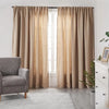 2X Blockout Curtains Curtain Living Room Window Buff 132CM x 213CM Deals499