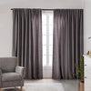2X Blockout Curtains Curtain Living Room Window Grey 140CM x 230CM Deals499