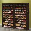 2X Levede Shoe Rack Storage Cabinet Cube DIY Organiser 10 Tier Organizer Brown Deals499