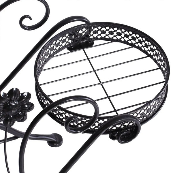2X Plant Stand Outdoor Indoor Flower Pot Metal Corner Shelf Garden Home Decor AU Deals499