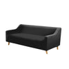 Couch High Stretch Sofa Lounge Cover Protector Recliner Slipcover 2 Seater Black Deals499
