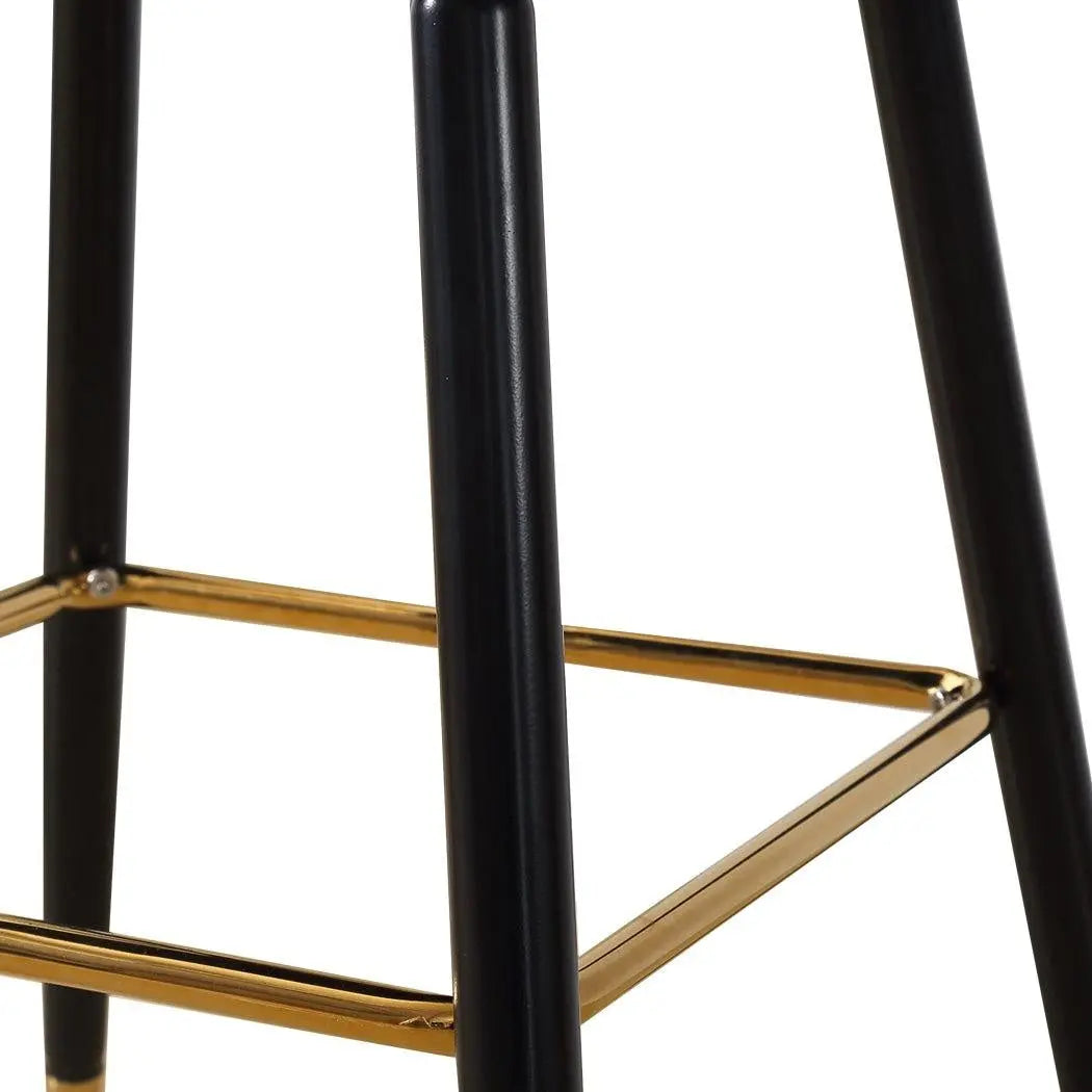 2x Bar Stools Stool Kitchen Chairs Swivel Velvet Barstools Vintage Green Deals499