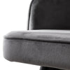 2x Bar Stools Stool Kitchen Chairs Swivel Velvet Barstools Vintage Grey Deals499