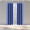 2x Blockout Curtain 3 Layers Eyelet Fabric Room Darkening 140x213cm Navy blue Deals499