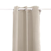 2x Blockout Curtains Panels 3 Layers Eyelet Room Darkening 140x230cm Beige Deals499