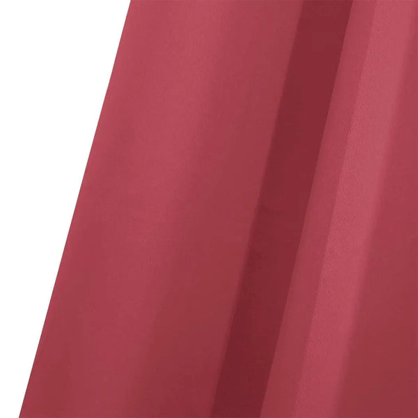 2x Blockout Curtains Panels 3 Layers Eyelet Room Darkening 140x230cm Burgundy Deals499