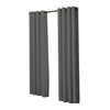 2x Blockout Curtains Panels 3 Layers Eyelet Room Darkening 140x230cm Charcoal Deals499