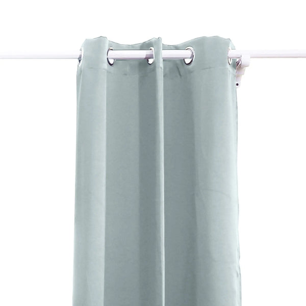 2x Blockout Curtains Panels 3 Layers Eyelet Room Darkening 140x230cm Green Deals499