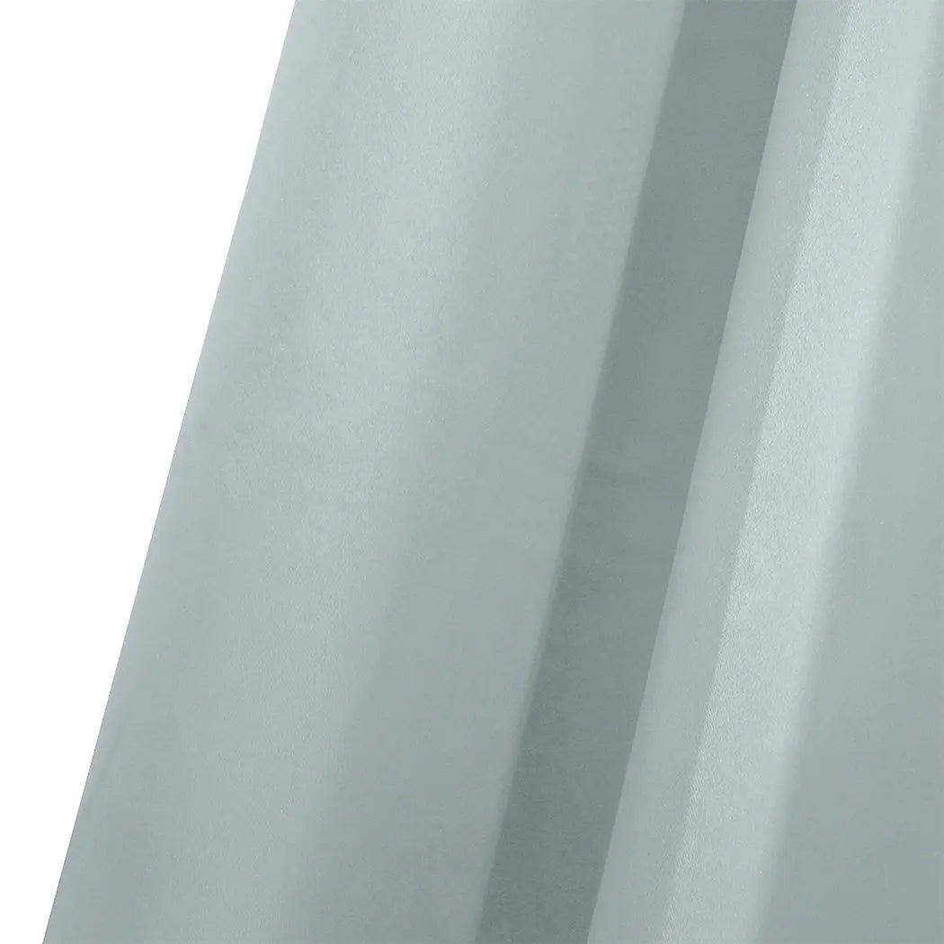 2x Blockout Curtains Panels 3 Layers Eyelet Room Darkening 240x230cm Green Deals499