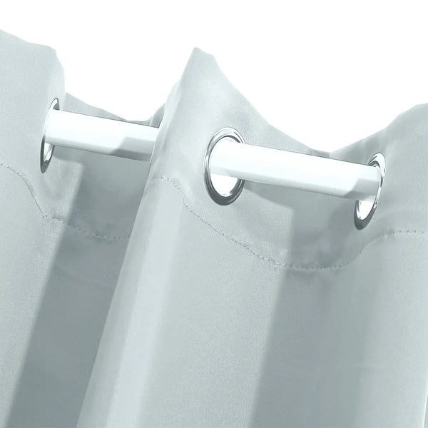 2x Blockout Curtains Panels 3 Layers Eyelet Room Darkening 240x230cm Green Deals499