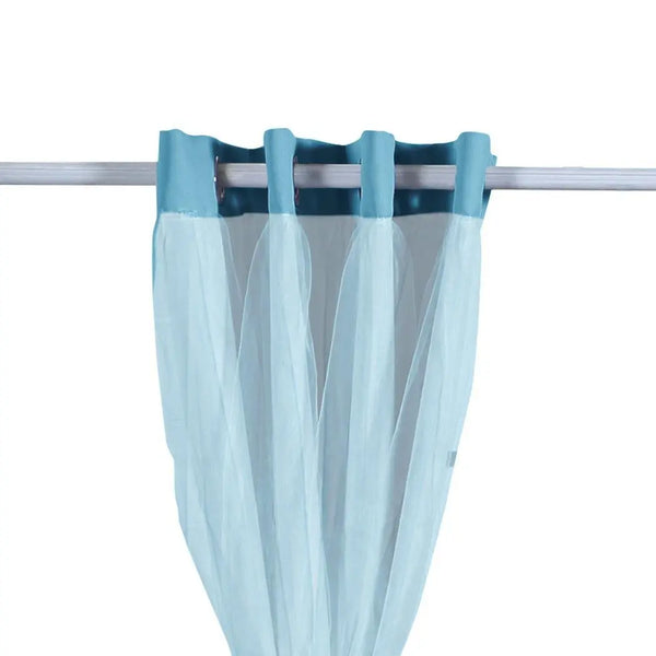 2x Blockout Curtains Panels 3 Layers with Gauze Darkening 140x230cm Turquoise Deals499