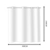 2x Blockout Curtains Panels 3 Layers with Gauze Darkening 300x230cm Turquoise Deals499
