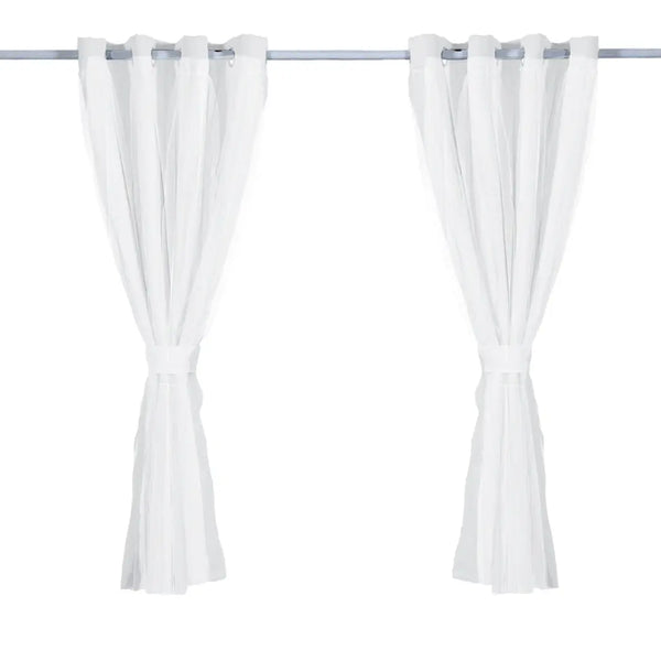 2x Blockout Curtains Panels 3 Layers with Gauze Room Darkening 140x244cm Grey Deals499