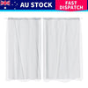 2x Blockout Curtains Panels 3 Layers with Gauze Room Darkening 140x244cm Grey Deals499
