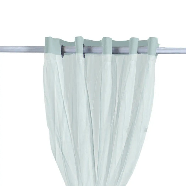 2x Blockout Curtains Panels 3 Layers with Gauze Room Darkening 180x213cm Aqua Deals499