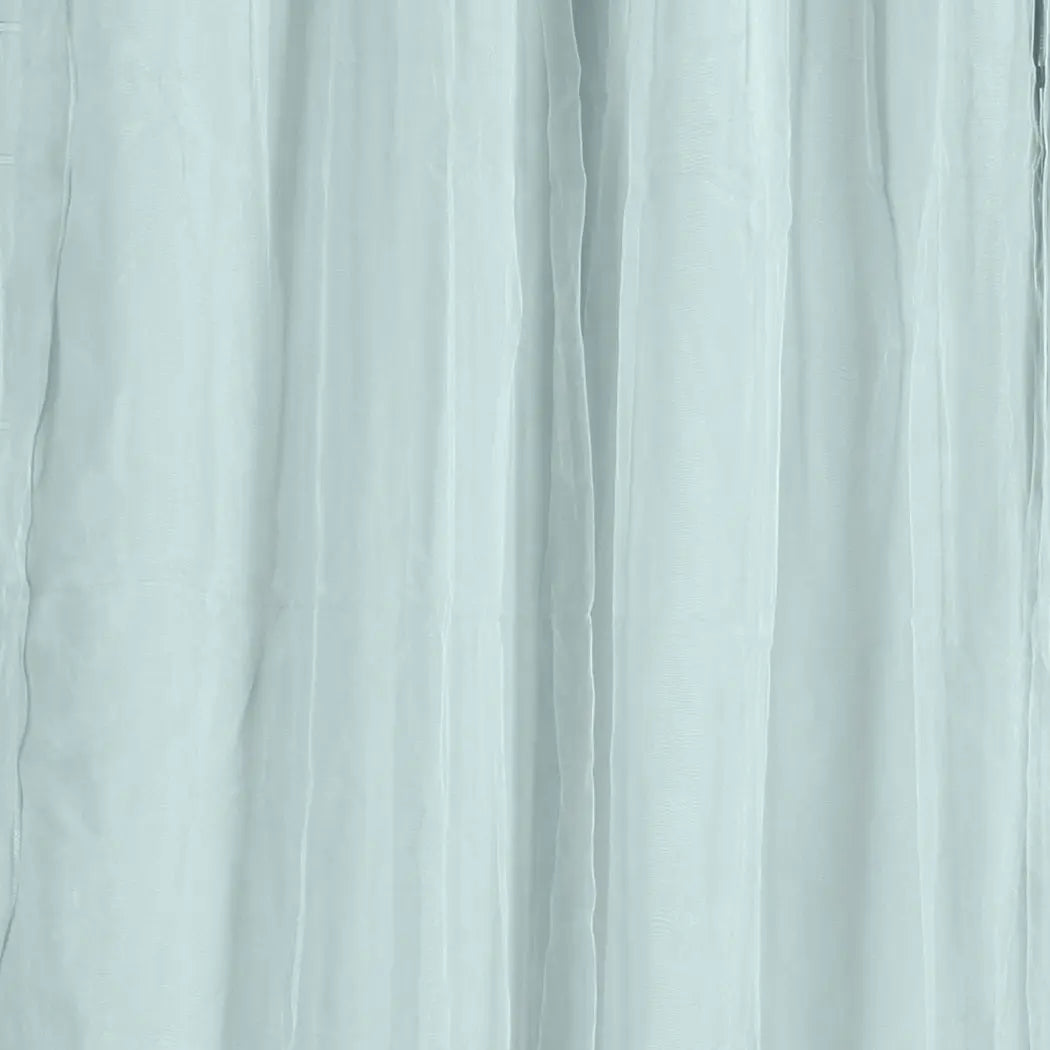 2x Blockout Curtains Panels 3 Layers with Gauze Room Darkening 180x230cm Aqua Deals499