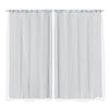 2x Blockout Curtains Panels 3 Layers with Gauze Room Darkening 180x230cm Grey Deals499