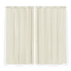 2x Blockout Curtains Panels 3 Layers with Gauze Room Darkening 180x230cm Sand Deals499