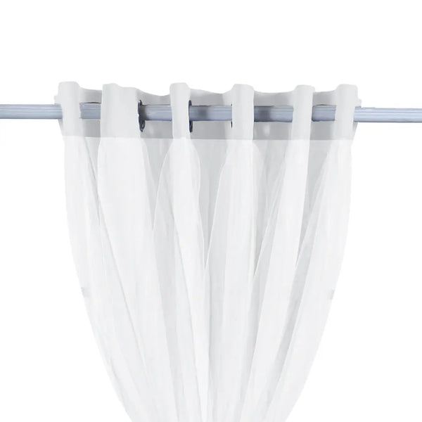 2x Blockout Curtains Panels 3 Layers with Gauze Room Darkening 240x230cm Grey Deals499