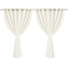 2x Blockout Curtains Panels 3 Layers with Gauze Room Darkening 300x230cm Sand Deals499