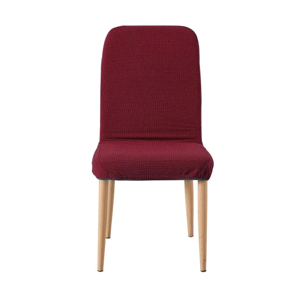 2x Dining Chair Covers Spandex Cover Removable Slipcover Banquet Party Burgundy Deals499