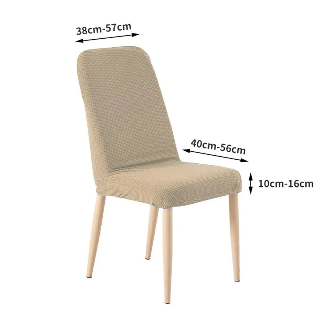 2x Dining Chair Covers Spandex Cover Removable Slipcover Banquet Party Khaki Deals499