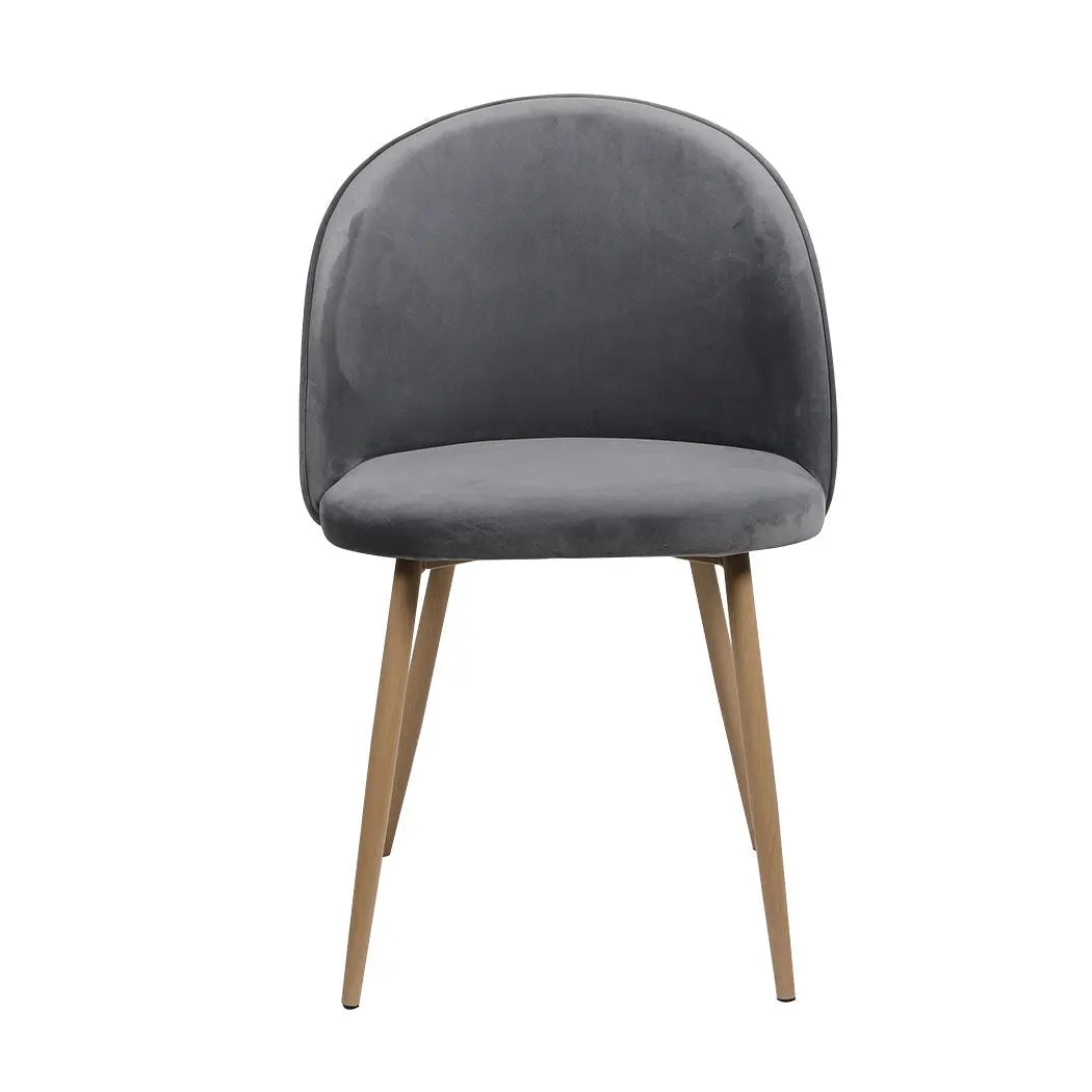 2x Dining Chairs Seat French Provincial Kitchen Lounge Chair Grey Deals499