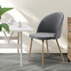 2x Dining Chairs Seat French Provincial Kitchen Lounge Chair Grey Deals499
