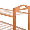 2x Levede 3 Tier Bamboo Shoe Rack Shoes Organizer Storage Shelves Stand Shelf Deals499