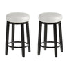 2x Levede 75cm Swivel Bar Stool Kitchen Stool Wood Barstools Dining Chair Cream Deals499