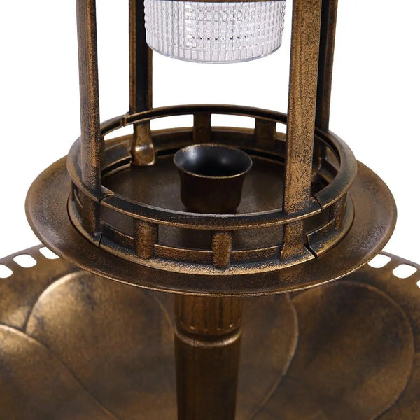 2x Ornamental Garden Decor Bird Bath Feeding Station Food Feeder Solar Light Deals499