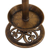 2x Ornamental Garden Decor Bird Bath Feeding Station Food Feeder Solar Light Deals499