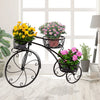 2x Plant Stand Outdoor Indoor Pot Garden Decor Flower Rack Wrought Iron Bicycles Deals499