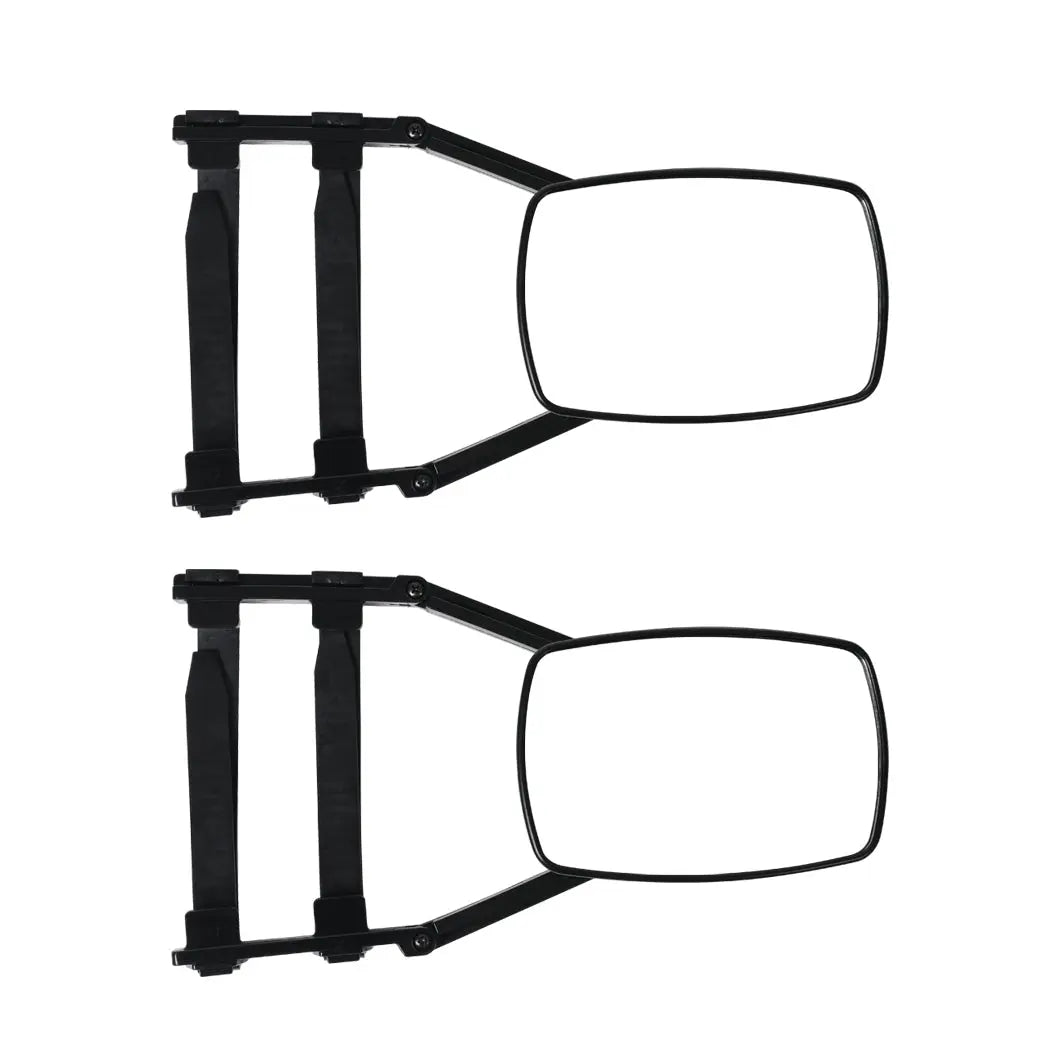 2x Towing Mirrors Caravan Universal Fit Clamp Multi Trailer Car Truck Vehicle Deals499