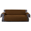 3 Seater Sofa Covers Quilted Couch Lounge Protectors Slipcovers Brown Deals499