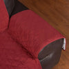 3 Seater Sofa Covers Quilted Couch Lounge Protectors Slipcovers Burgundy Deals499