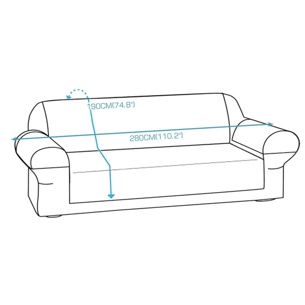 3 Seater Sofa Covers Quilted Couch Lounge Protectors Slipcovers Grey Deals499