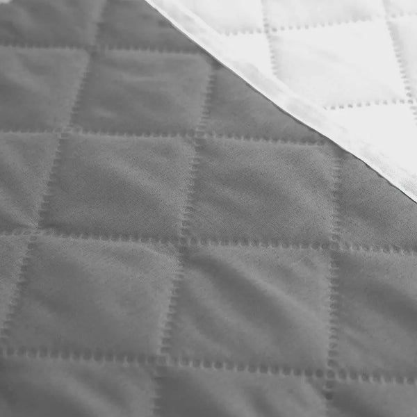 3 Seater Sofa Covers Quilted Couch Lounge Protectors Slipcovers Grey Deals499