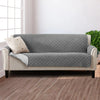 3 Seater Sofa Covers Quilted Couch Lounge Protectors Slipcovers Grey Deals499