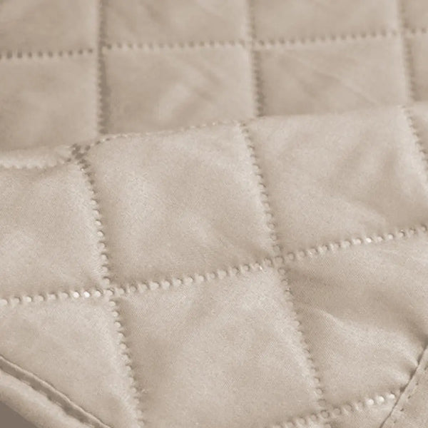 3 Seater Sofa Covers Quilted Couch Lounge Protectors Slipcovers Khaki Deals499