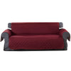 3 Seater Sofa Covers Quilted Couch Lounge Protectors Slipcovers Wine Deals499