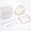 3 Tier Bathroom Laundry Clothes Baskets Bin Hamper Mobile Rack Removable Shelf Deals499