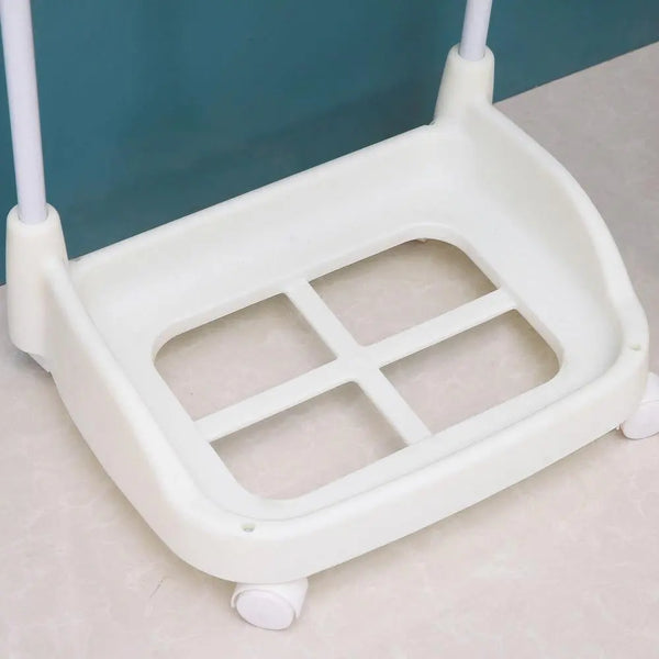 3 Tier Bathroom Laundry Clothes Baskets Bin Hamper Mobile Rack Removable Shelf Deals499