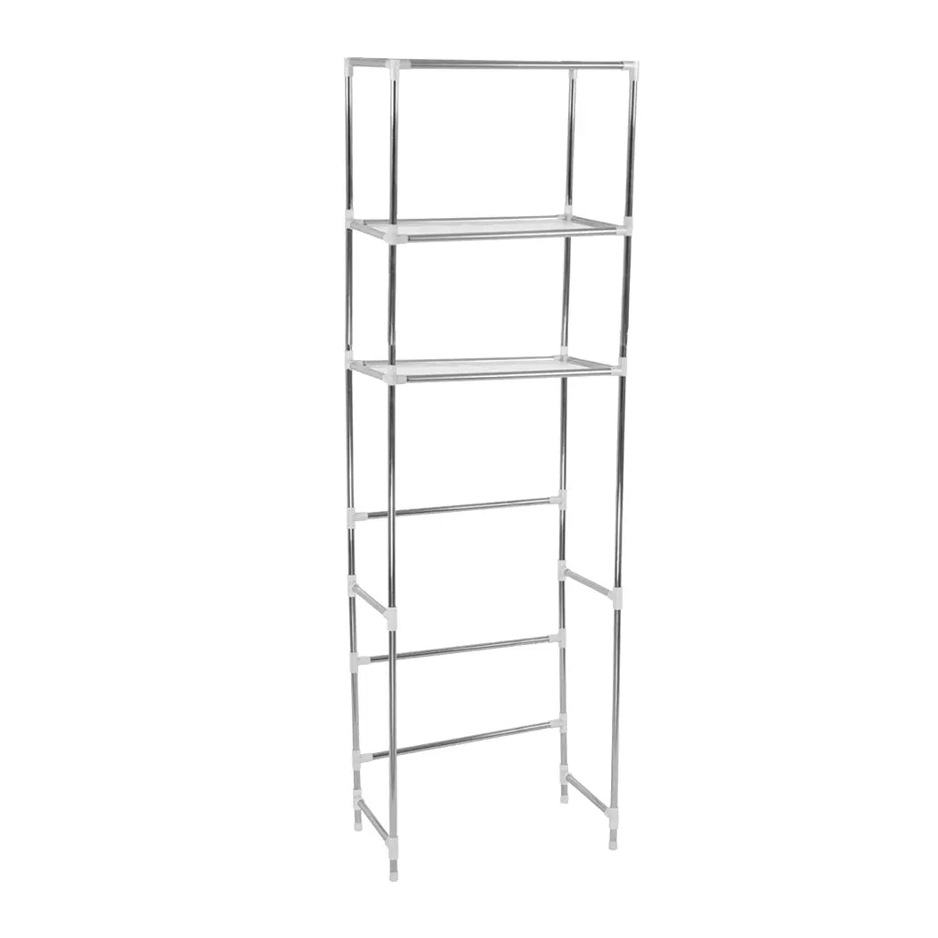 3 Tier Toilet Bathroom Laundry Washing Machine Storage Rack Shelf Unit Organizer Deals499
