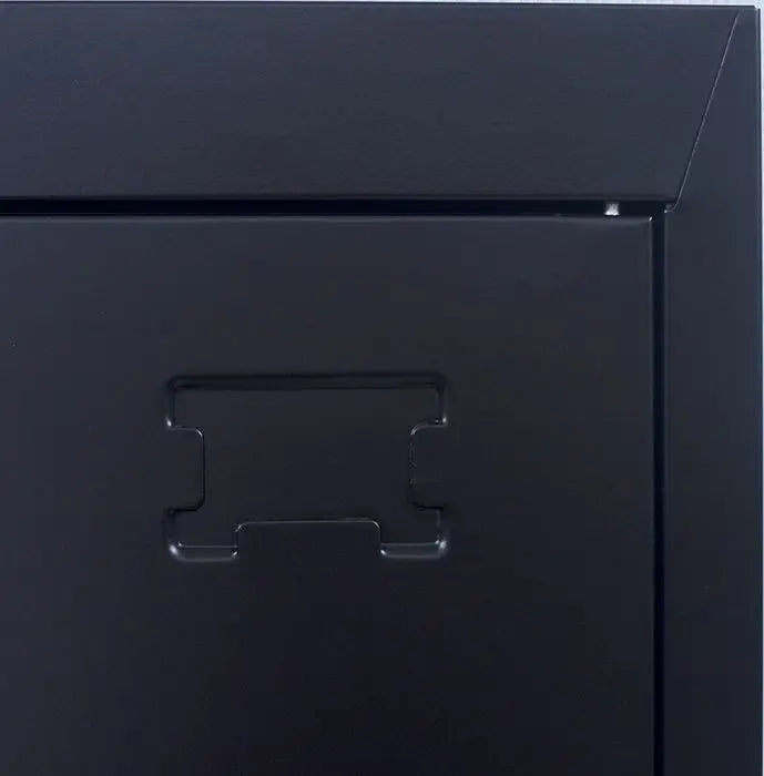 3-digit Combination Lock 4 Door Locker for Office Gym Black Deals499