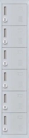3-digit Combination Lock 6-Door Locker for Office Gym Shed School Home Storage Grey Deals499