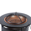 3 in 1 Outdoor Garden Fire Pit BBQ Firepit Brazier Round Stove Patio Heater Deals499