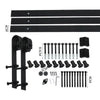 3.66M Antique Classic Style Single Sliding Barn Door Hardware Track Roller Kit Deals499