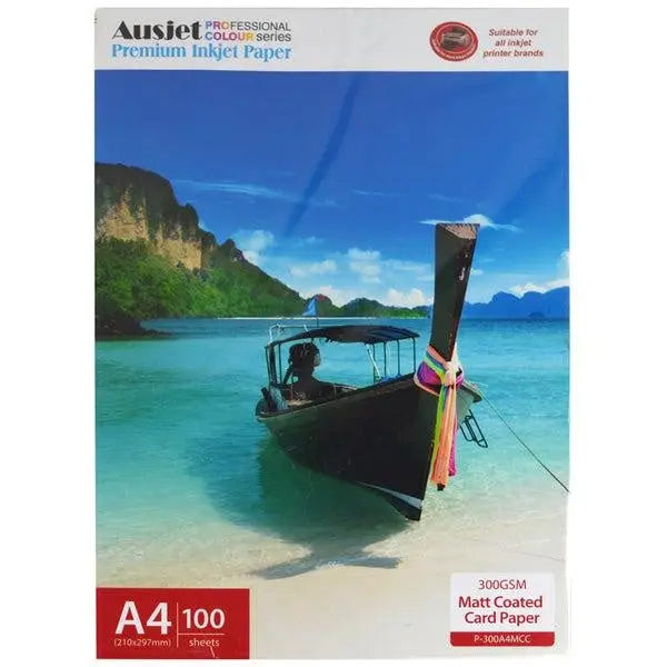 300gm A4 Matt Coated Card Paper (100 Sheets) KOALA